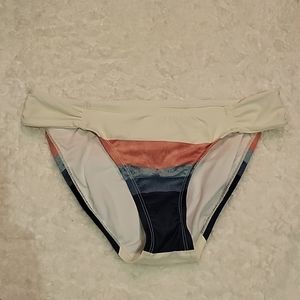 Carve Designs striped bikini bottom. Size Small